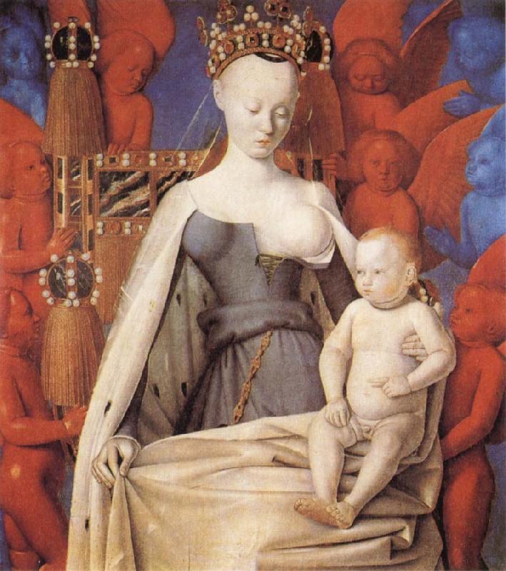 Jean Fouquet Madonna and Child oil painting picture